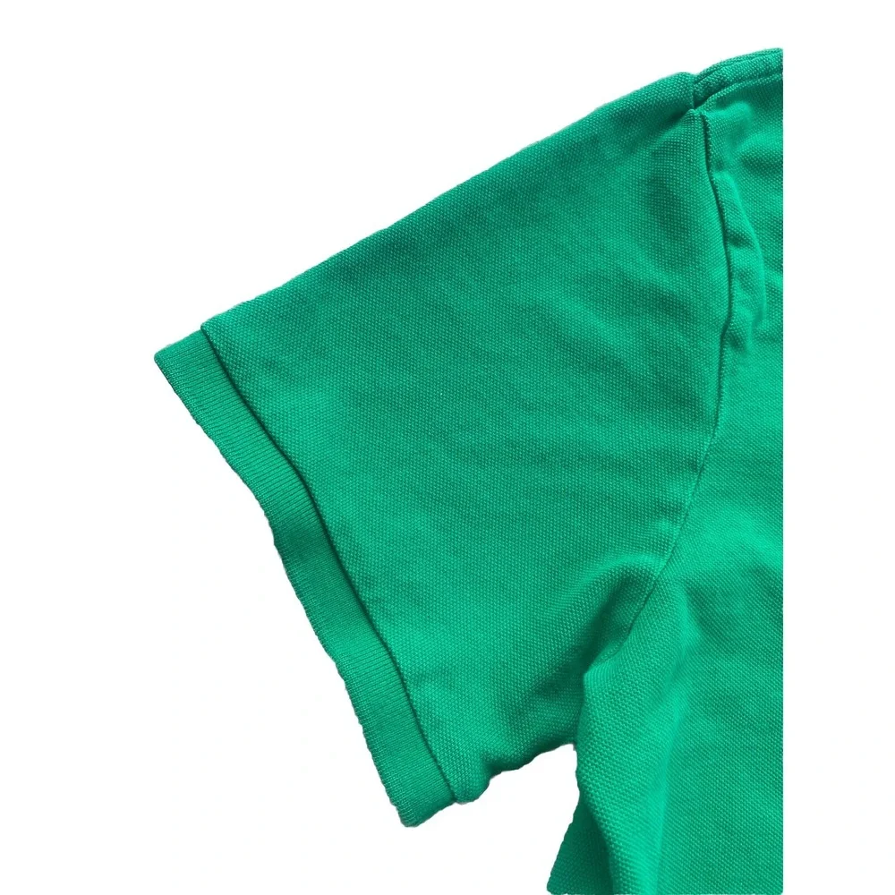 POLO RALPH LAUREN Classic Fit Polo Shirt Green Orange Polo Size Large